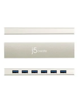 Hub Usb-c 7-port Space Grey One Size unisex - j5create - FashionsVida