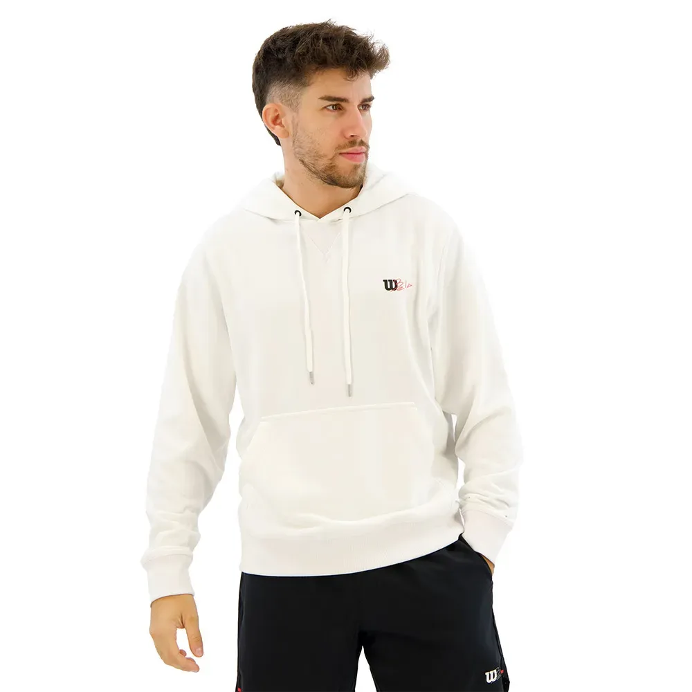 Triblend Hoodie Bright White S - Wilson - FashionsVida