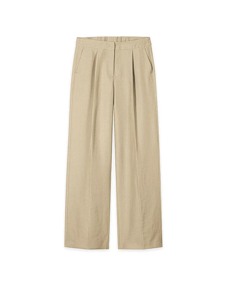 Pantaloni Marlene beige 34 - Luisa Cerano - FashionsVida