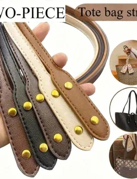 Correa de hombro de cuero PU - Correa cruzada de cuero artificial ancha y reforzada, adecuada para bolsos, bolsas tejidas, carteras y billeteras; dise - Shein - FashionsVida