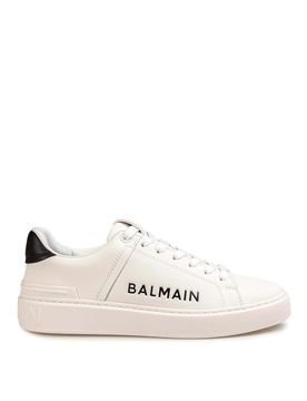 Sneakers B Court In Pelle Bianca