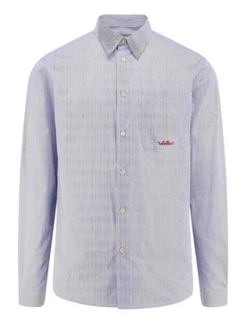 Valentino Camicia In Cotone A Righe