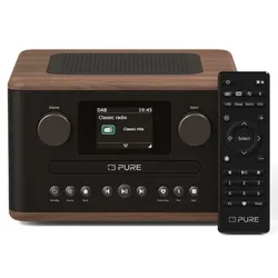 Radio Cd Classic C-d4 Coffee Brown / Walnut One Size unisex