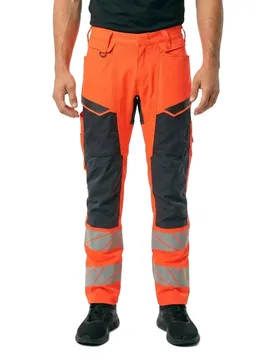 Pantalon De Travail Accelerate Safe 19579 Hi-Vis Red / Dark Navy 66 - MASCOT - FashionsVida