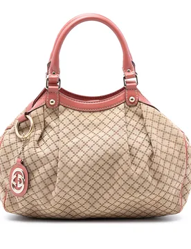 Medium Diamante Canvas Sukey Tote - Gucci - FashionsVida