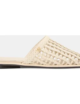 Zapato mule de piel trenzada - Tommy Hilfiger - FashionsVida