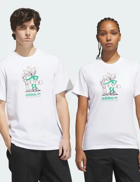 T-SHIRT SKATEBOARDING PUSH XS White - Adidas - FashionsVida