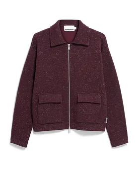 Giacca DOROTHEAA rosso scuro S - Armedangels - FashionsVida