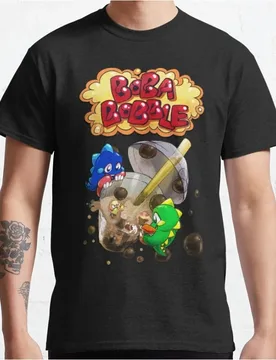 Boba Bubble Classic Milk Tea Gift t shirt Videogame Bubble Bobble Graphic Clothes Short Sleeve Cartoon Tee All size Tops S-6XL - Aliexpress - FashionsVida