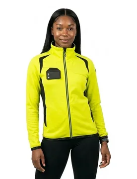 Sweat-shirt à Zip Accelerate Safe 19453 Hi-Vis Yellow / Black 4XL - MASCOT - FashionsVida