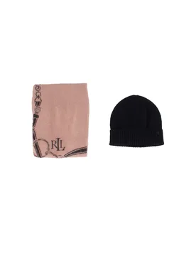 Donna set accessori 454p04494 001 eqst scrf ht gift box set cammello - Ralph Lauren - FashionsVida