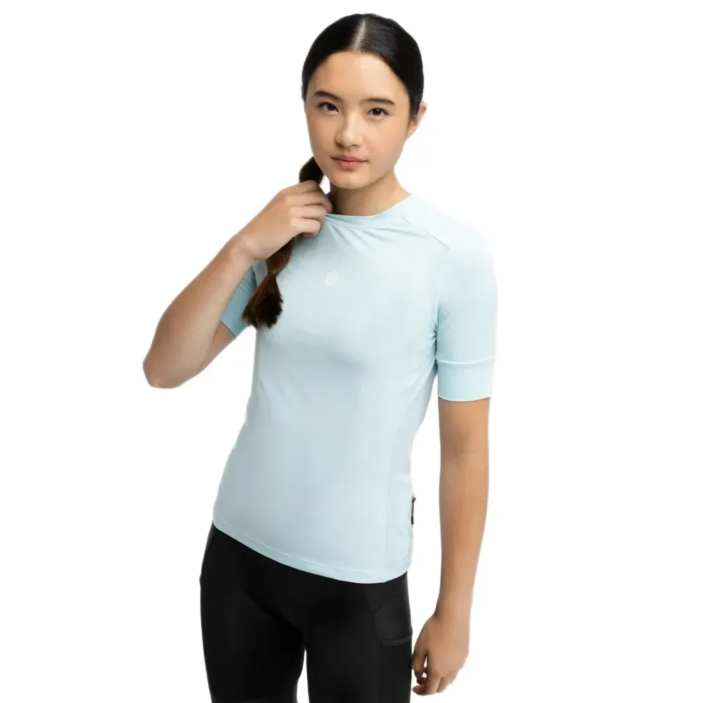 Maglietta A Maniche Corte Spugla Gravel Blue - Siroko - FashionsVida
