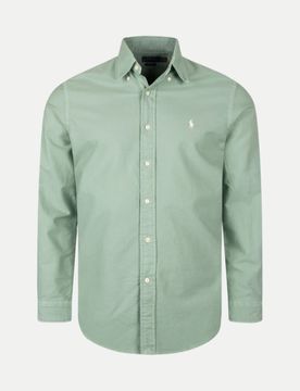 Polo Custom-Fit Oxford-Hemd Grün L