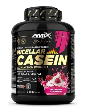 Protéine Black Micellar 2kg Casein Framboise