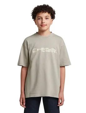 T-shirt à Manches Courtes D29774-01 Oversized Grey Alloy 16 Années Garçon - G-Star - FashionsVida