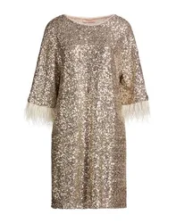 Mini-Kleid Damen Platin 38 Damen