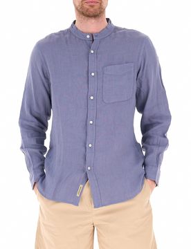 Camicia in lino BLU CHIARO M