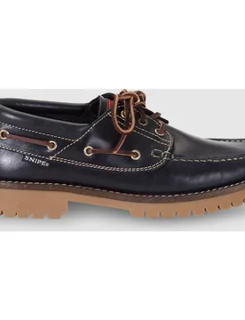 Náuticos de hombre de de piel - Snipe - FashionsVida