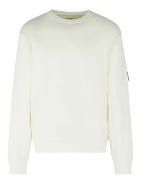 C.P. Company Felpa in cotone bianco