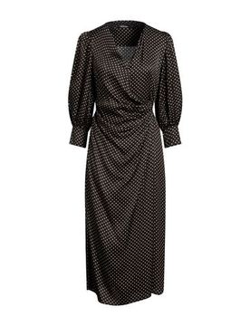 Midi-Kleid Damen Schwarz 36 Damen