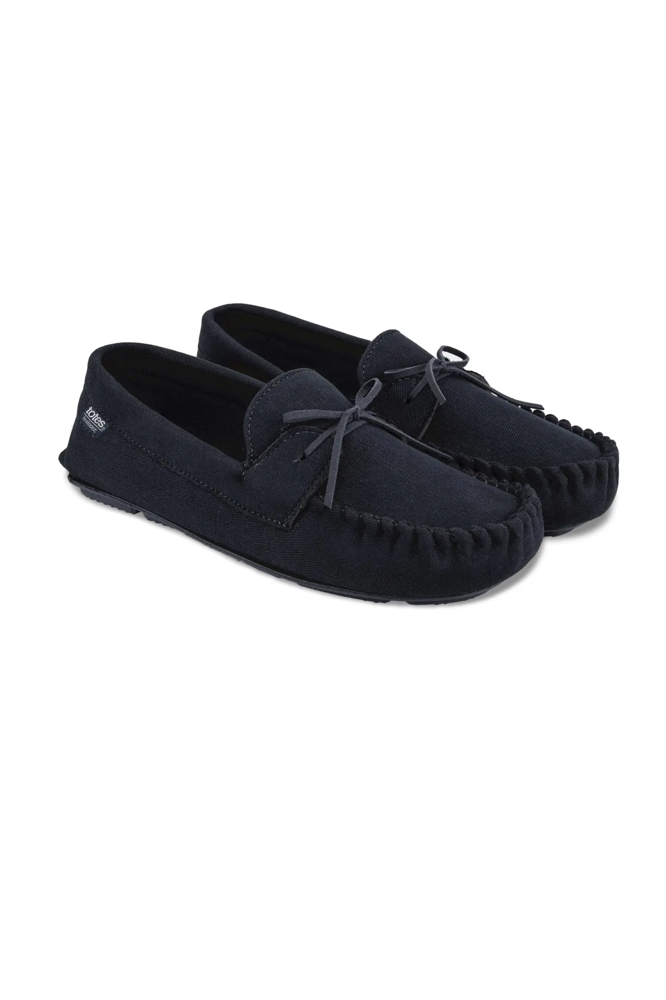Totes Mens Herringbone Lined Moccasin - - Size: 11 - Isotoner - FashionsVida