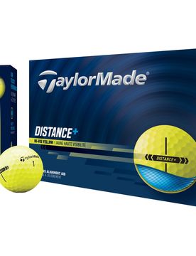 Golfbälle Distance Plus- 12er Pack, gelb