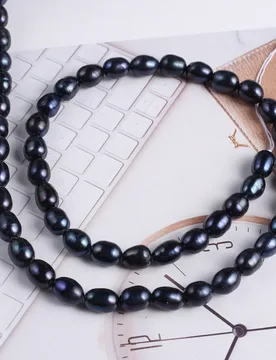 Mm High-Quality Black Natural Freshwater Pearl Rice-Shaped Beads for Jewelry Making DIY Women Necklace Bracelet Accessories - Aliexpress - FashionsVida