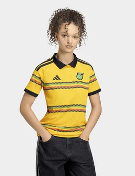 Womens Maglia Home Giamaica 26 X Bob Marley - Giallo, giallo giallo Donna taglia S - Adidas - FashionsVida