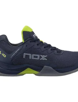 Ml10 Hexa Padel Shoes Navy / Neon Lime UK 6 - Nox - FashionsVida