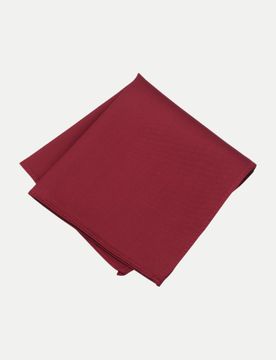 Seidenfalter Einstecktuch Uni Rot