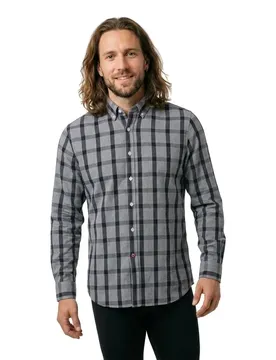 Chemise à Manches Longues Logan Navy Check S