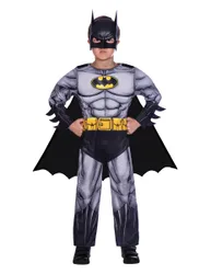 Batman Kostüm Grau Kinder klassisch