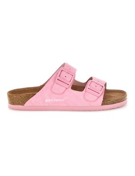 Ciabatte rosa con doppia fibbia S11U109 37
