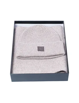 Ensemble 2 pièces bonnet et écharpe beige - Fynch-Hatton - FashionsVida