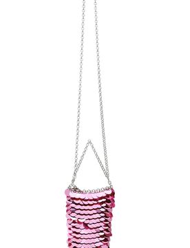Koosh Bolso de mano rosa / plata