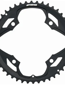 Plato omega pro 120 mm 46d 36 platos bicicleta carretra Negro (UNICA) - F.S.A. - FashionsVida