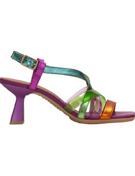 Para mujer. CHV243292 Sandalias Danielle (42), Piel, 5 a 8cm, Hebilla, Casual, Fiesta, Multicolor