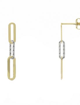 Orecchini Donna Oro Bianco Giallo GL101739