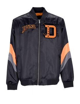 Giubbotto Bomber Uomo Billy Goat Satin Jacket Black/orange