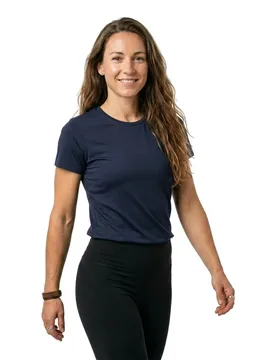 Maglietta A Maniche Corte Commuter Merino Dark Blue - Scott - FashionsVida