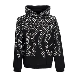 Felpa Cappuccio Uomo Studs Hoodie Black