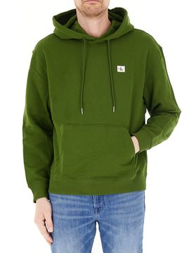 Felpa con cappuccio VERDE L