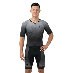 Perform Z1 Short Sleeve Trisuit Grey M Men