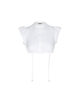 Dirndlbluse JELLA weiss 42 damen
