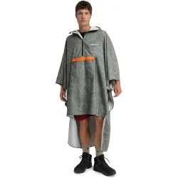 Poncho impermeable montaña Rinjani Green