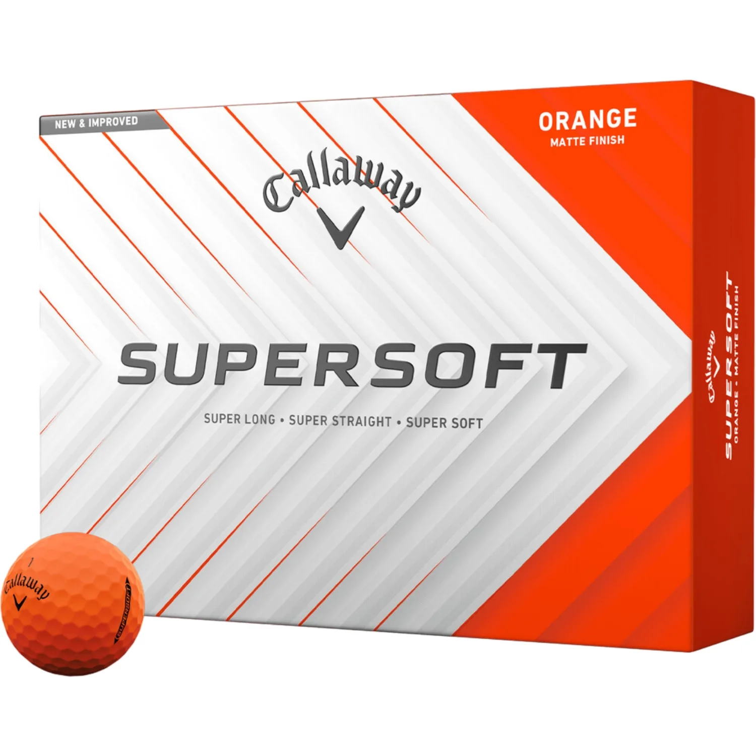 Golfbälle Supersoft Matt - 12er Pack , orange - Callaway - FashionsVida