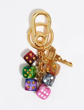 Llavero dados dorado - Bimba y Lola - FashionsVida