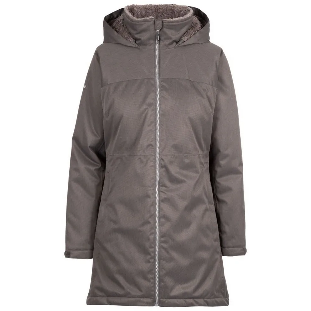 Womens/ladies Wintry Padded Jacket (Dark Grey Marl) - Size X-Small - Trespass - FashionsVida