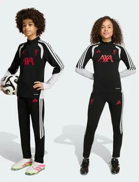 Pantaloni da allenamento Tiro 26/27 Liverpool FC per bambini e bambine 15-16A Black - Adidas - FashionsVida