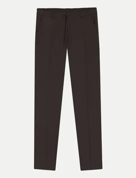 Black Hose mit konischem Beinverlauf Braun 50 - BOSS - FashionsVida